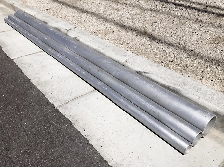 縞鋼板、鉄板のスロープ:自家用車用の鉄管スロープを製作して広島県のお客様へ