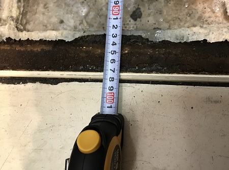 グリストラップ槽の測定方法