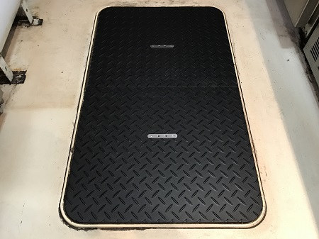 グリストラップ蓋の設置完了