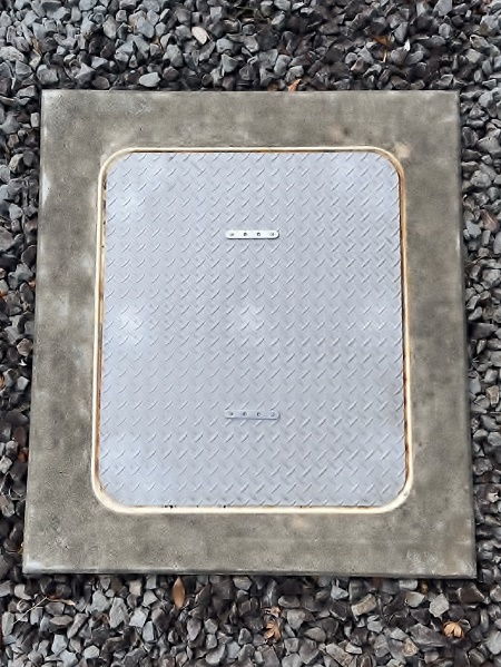 グリストラップ 蓋:静岡県沼津市のお客様より 「2個1」にしたグリストラップの蓋